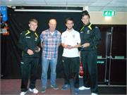 Jordan Dougherty Andy Scott & Darren McNamee 3 players who represented Comber for the Amateur League in Scotland